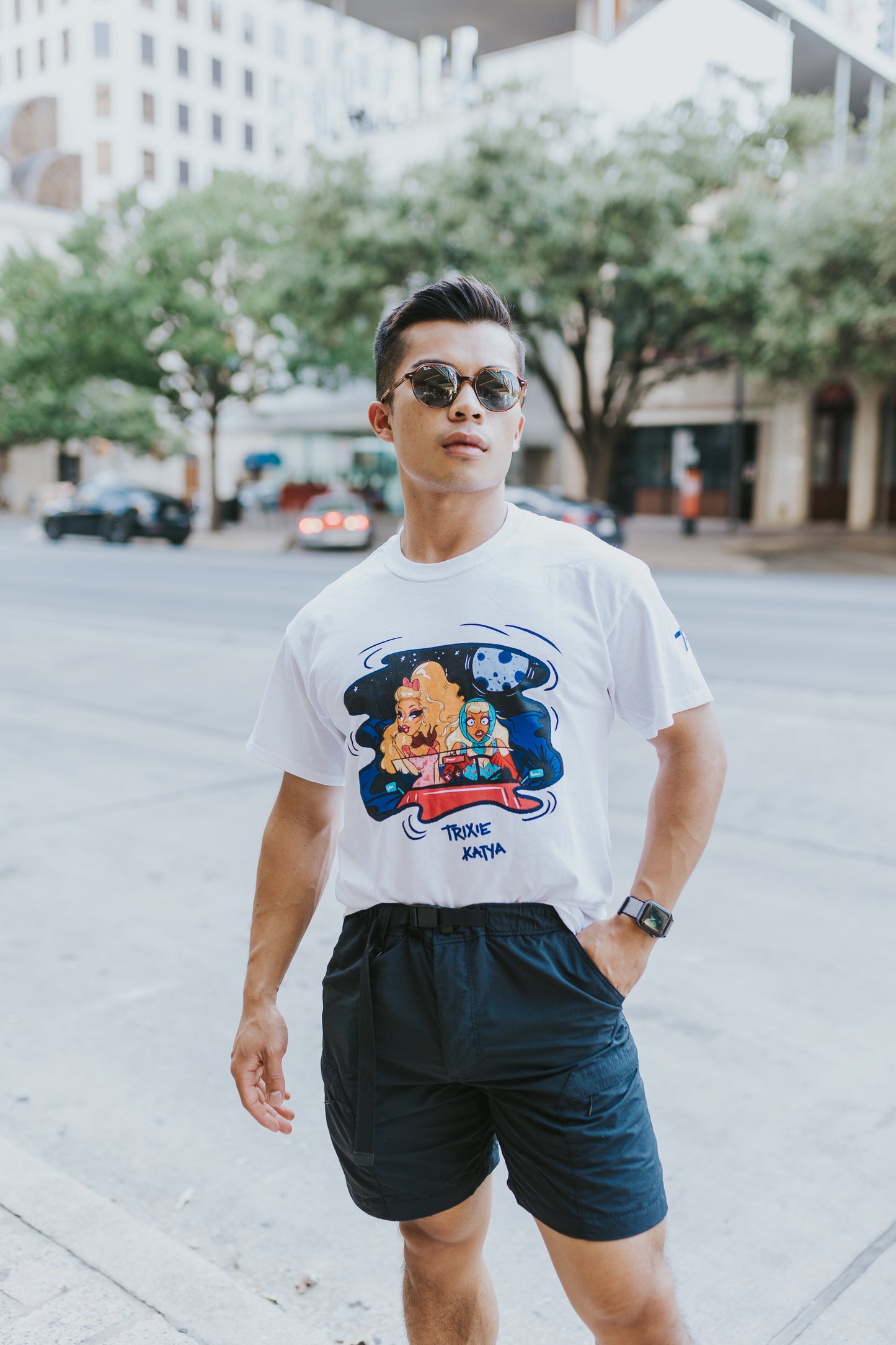 Trixie & Katya 'Thelma & Louise' White T-Shirt