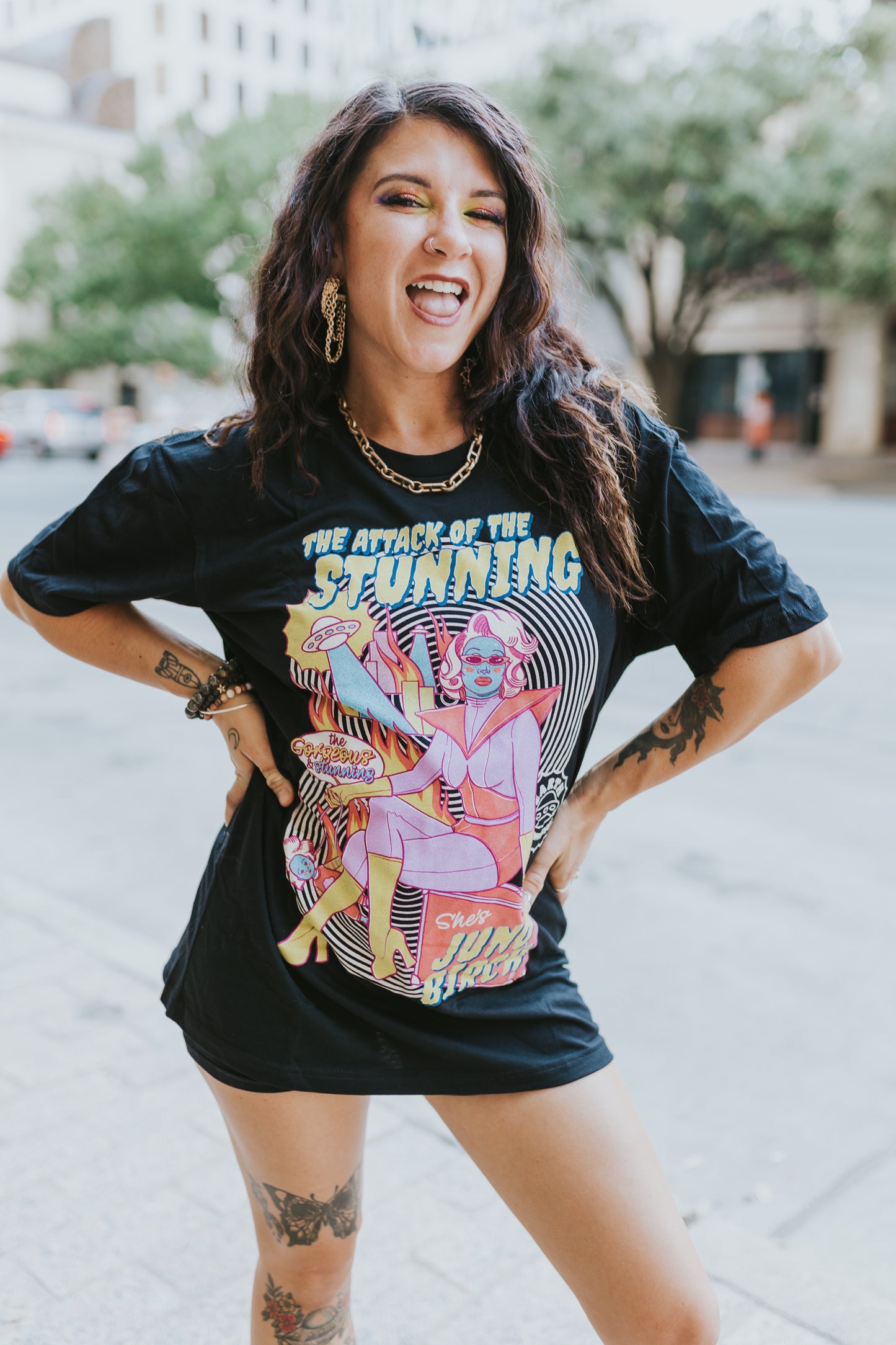 Juno Birch "Attack of the Stunning" Tour Shirt