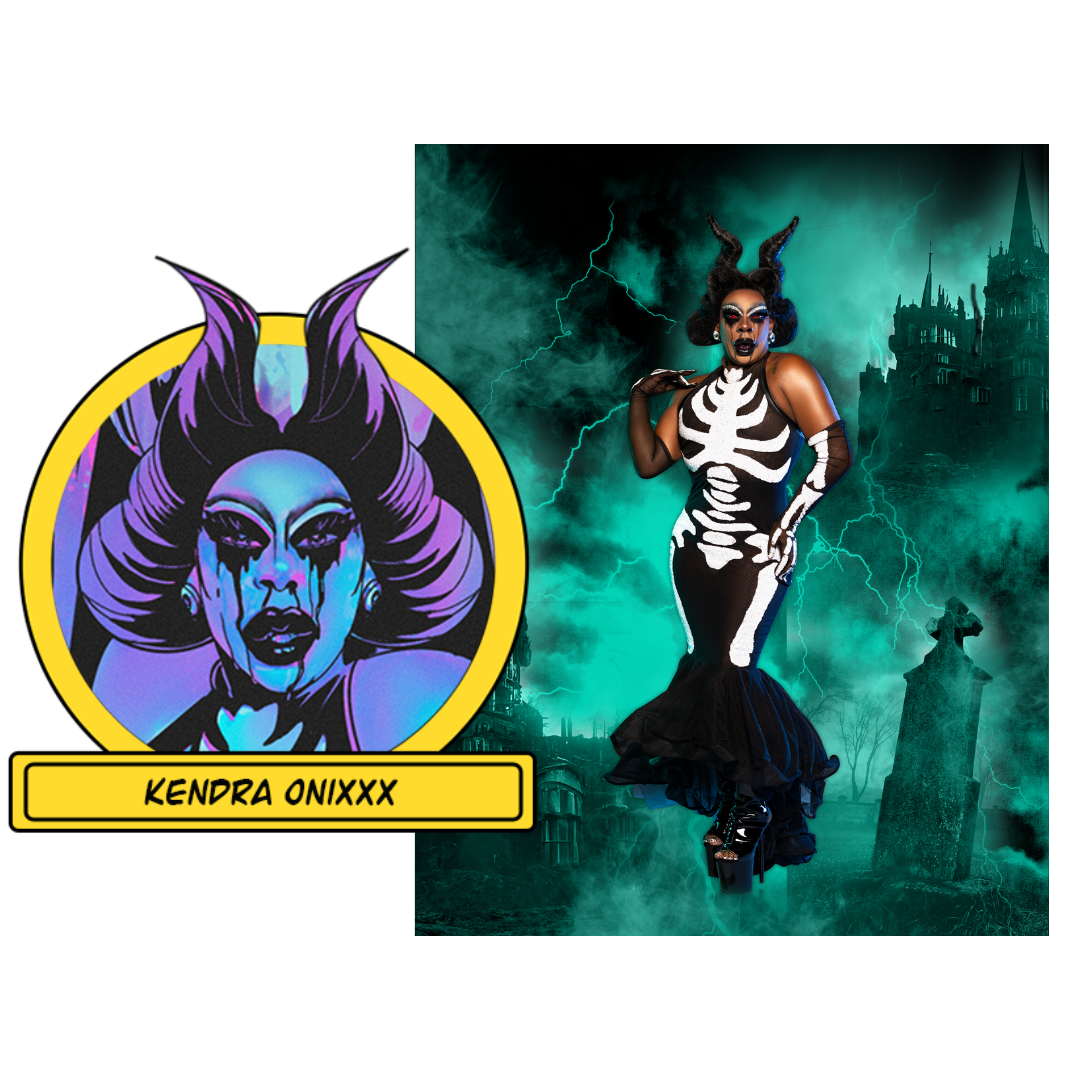 Dragula Titans Enamel Pin + Print Combo