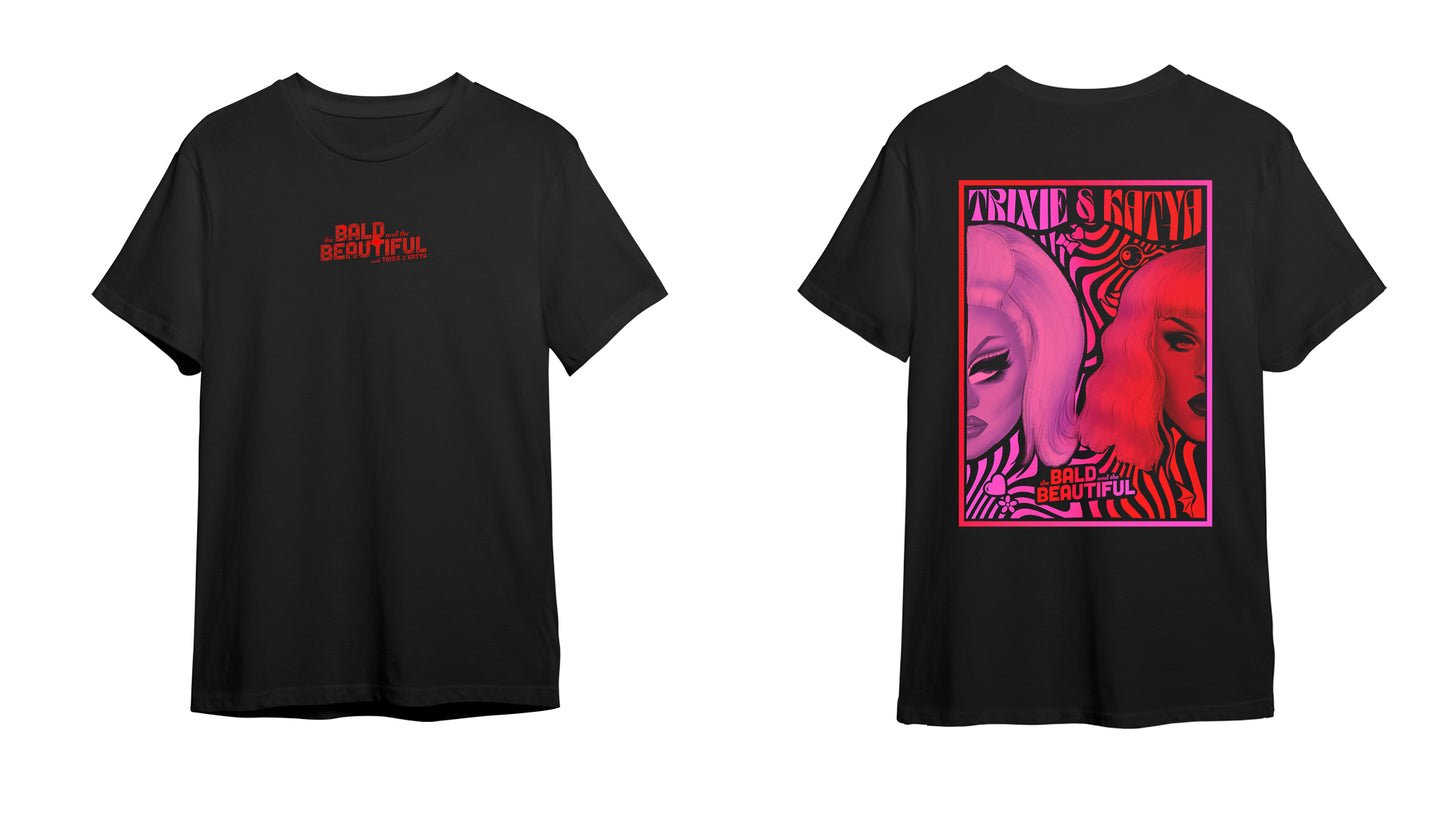 The Bald and the Beautiful "Trippy" Design T-Shirt (Pre-Order)