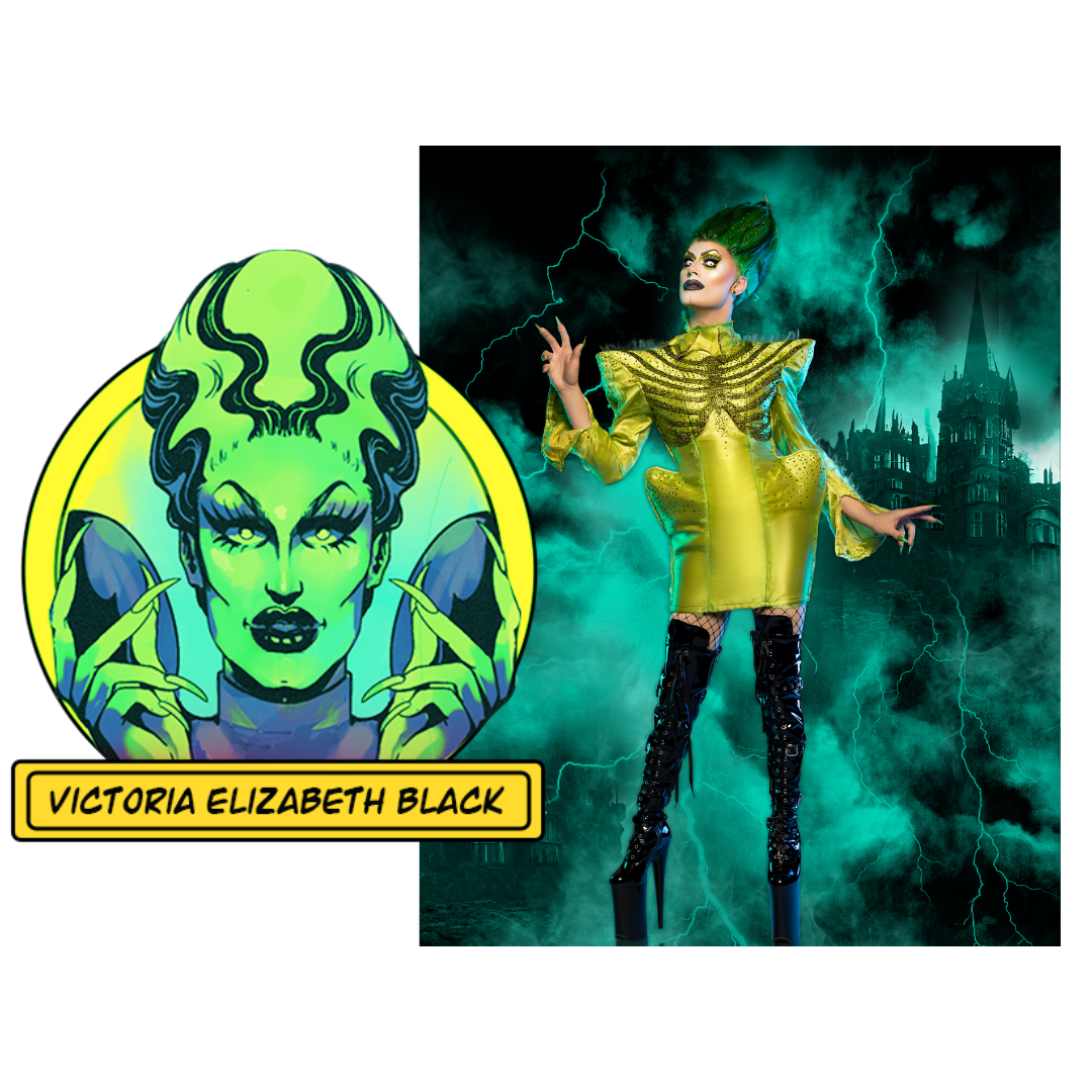 Dragula Titans Enamel Pin + Print Combo