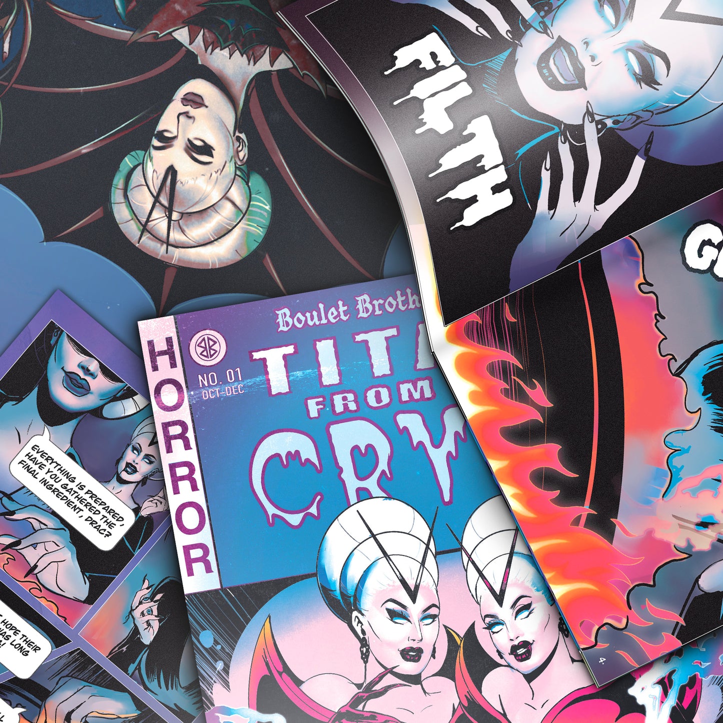 Dragula Titans Comic Book