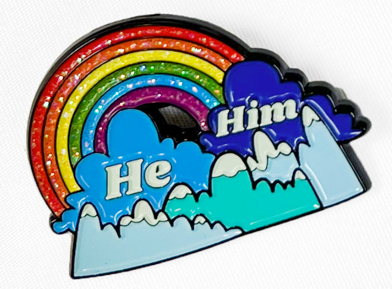 Pronoun Enamel Pin