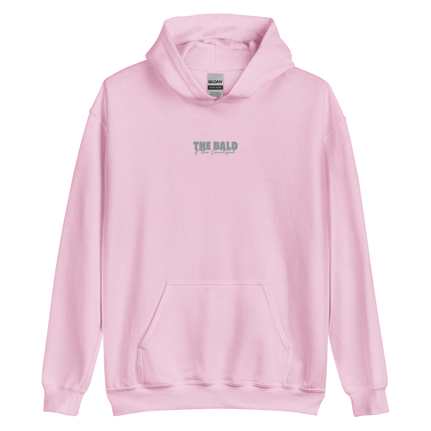 The Bald and the Beautiful Embroidered Logo Hoodie (Pre-Order)