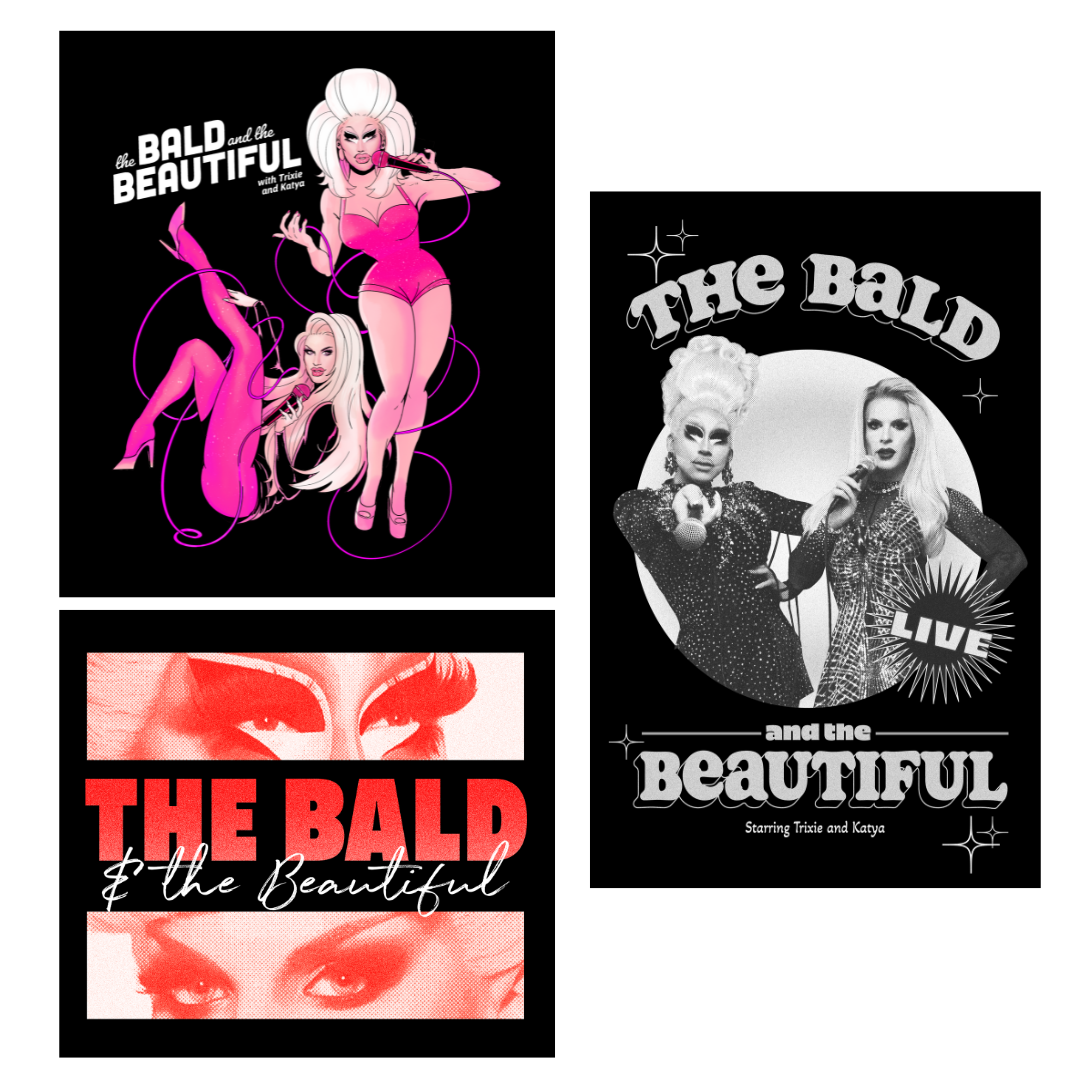 The Bald and the Beautiful Sticker Pack