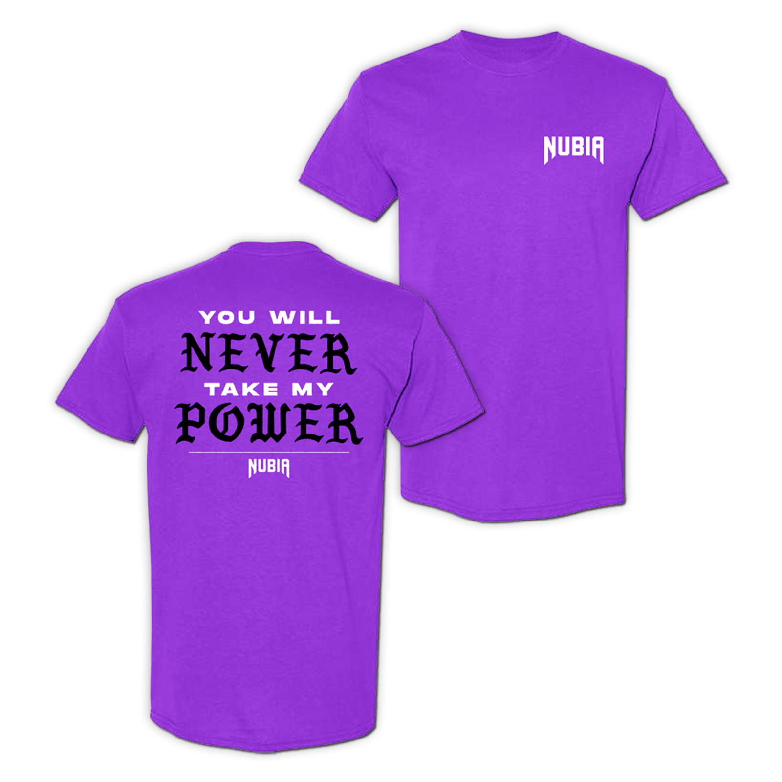 Nubia Purple Power T-Shirt – Obsessed