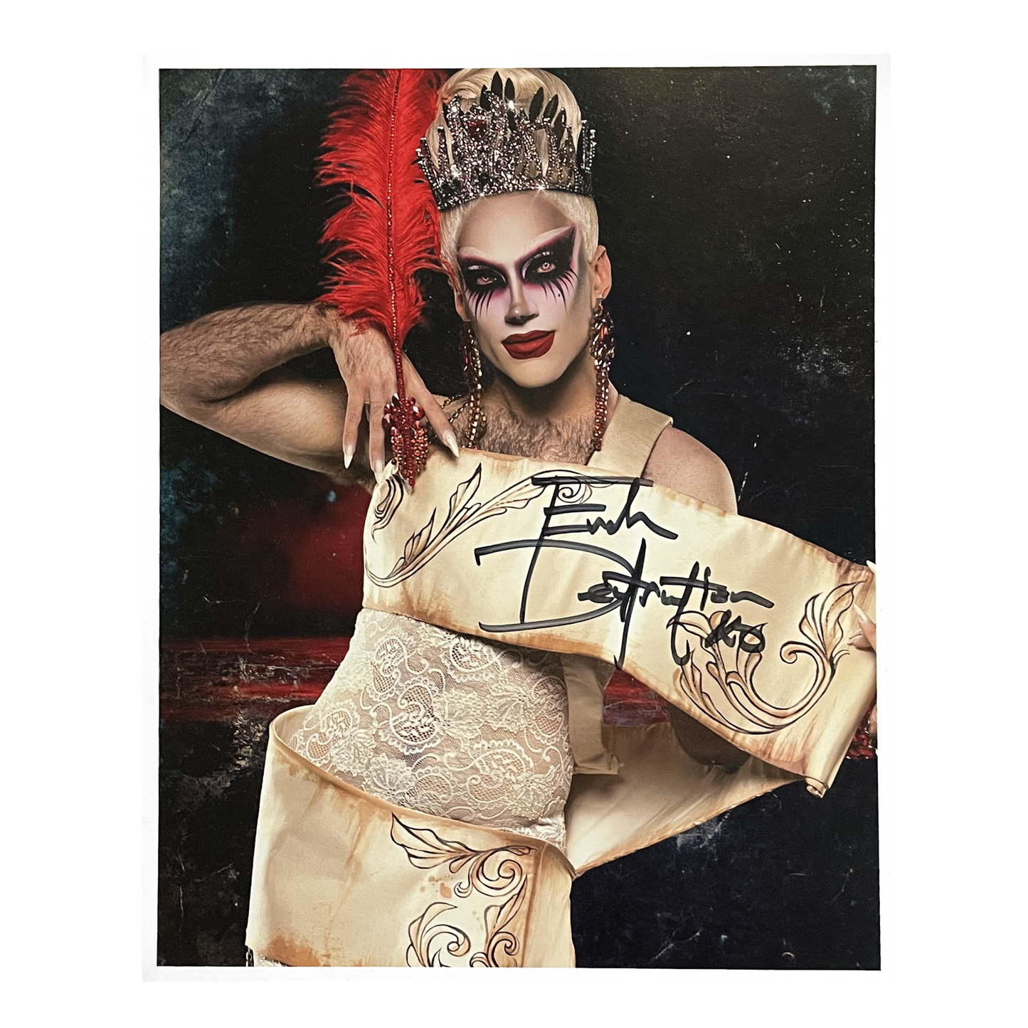 Evah Destruction Signed 8x10 Print