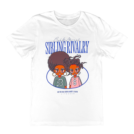 Sibling Rivalry Boondocks White T-Shirt