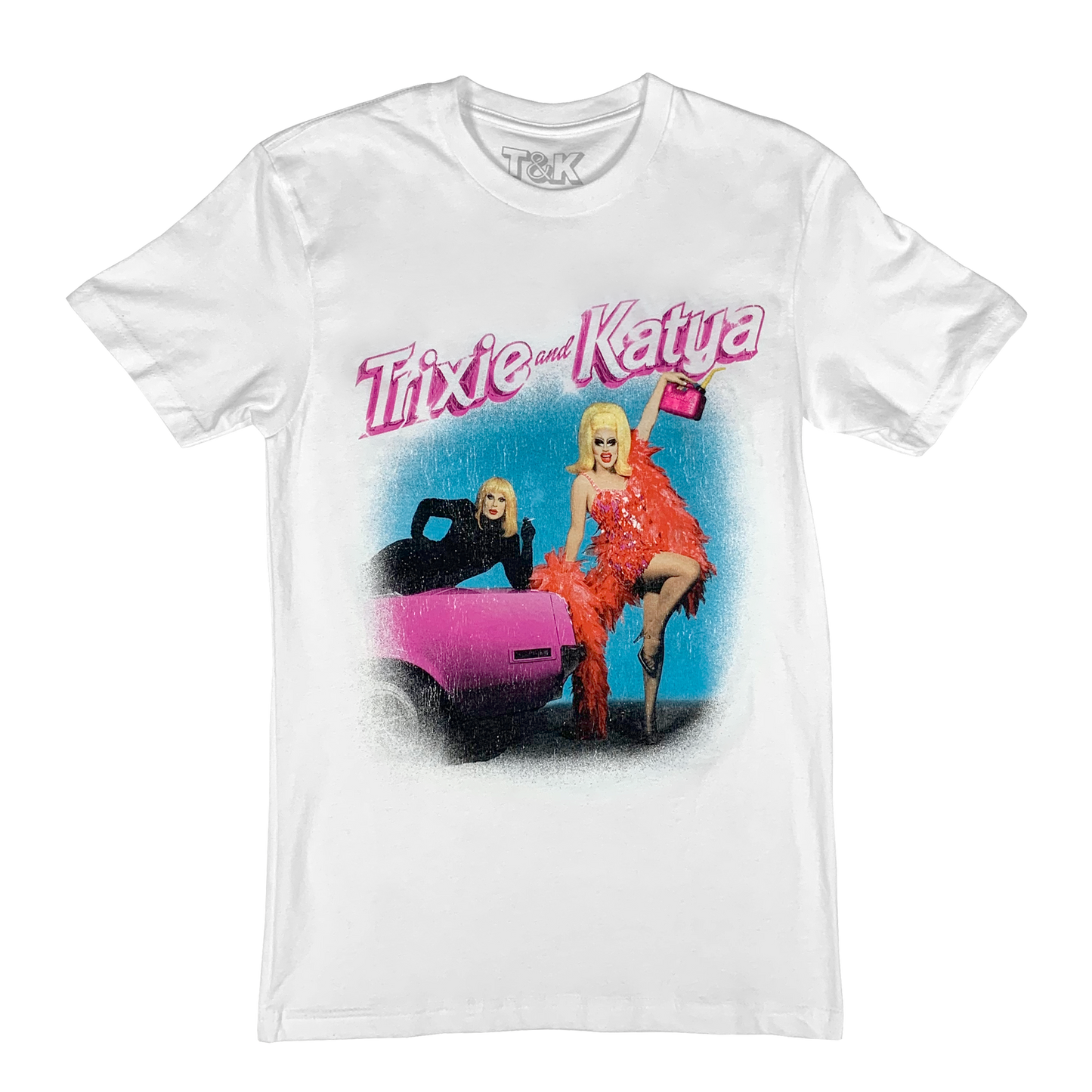 Trixie & Katya '22 White Tour T-Shirt